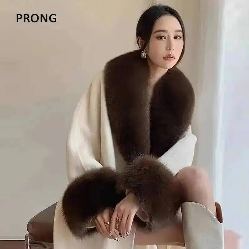 Winter Clothing Gear - 100% Real Fox Fur Collar Winter