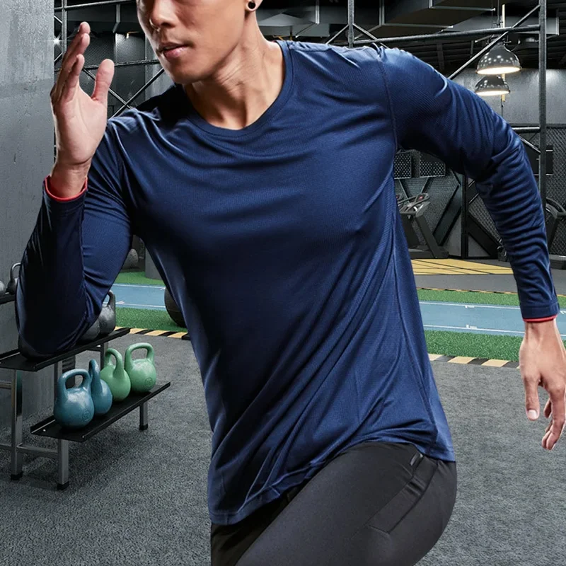Men Running Sport Shirts Tops  - Winter Clothing Gear บทวิจารณ์และราคา