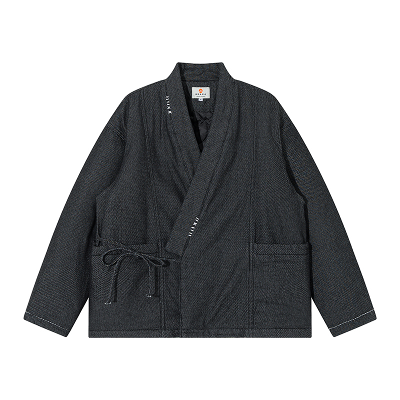 Winter Japanese Style Blue Kim - Traditional Winter Japanese Clothing บทวิจารณ์และราคา