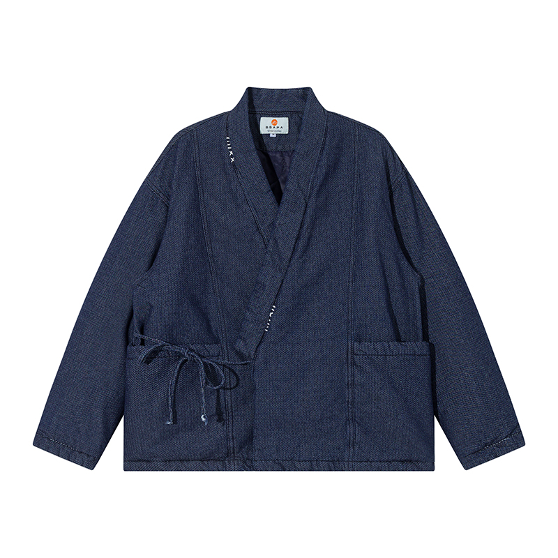 Winter Japanese Style Blue Kim - Traditional Winter Japanese Clothing บทวิจารณ์และราคา