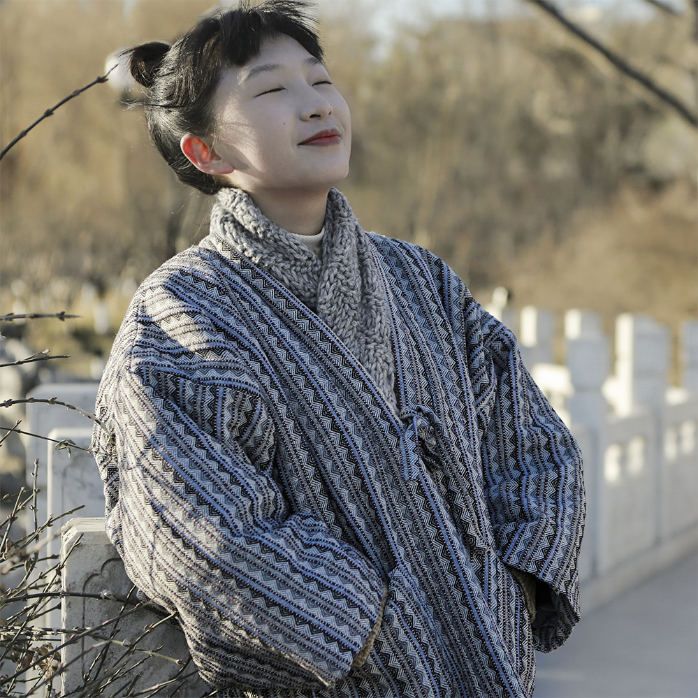 Retro Style Women's Winter Cot - Traditional Winter Japanese Clothing บทวิจารณ์และราคา