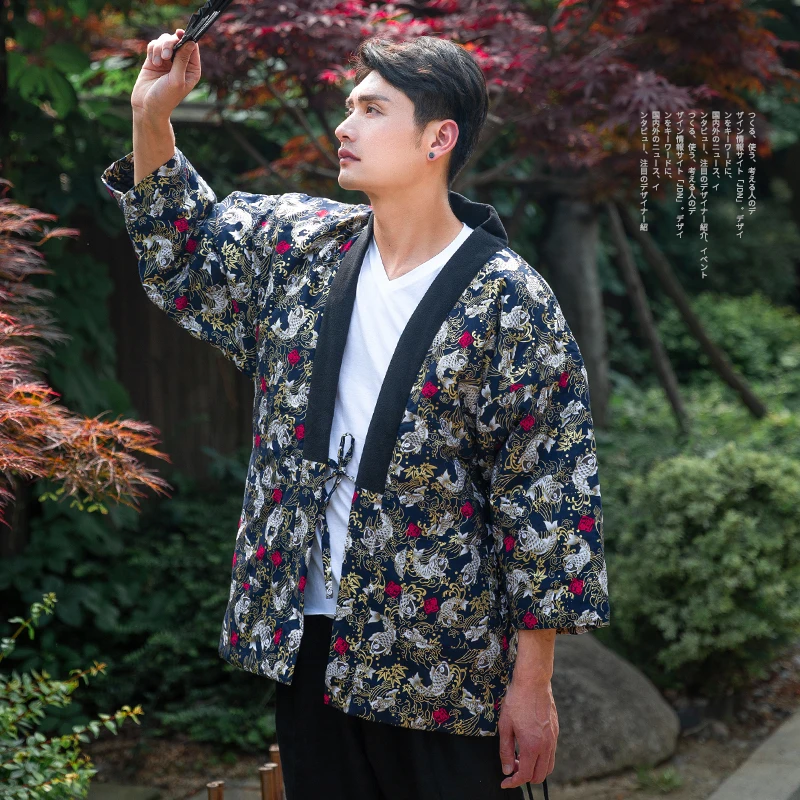 Kimono Winter Haori Men Japane - Traditional Winter Japanese Clothing บทวิจารณ์และราคา