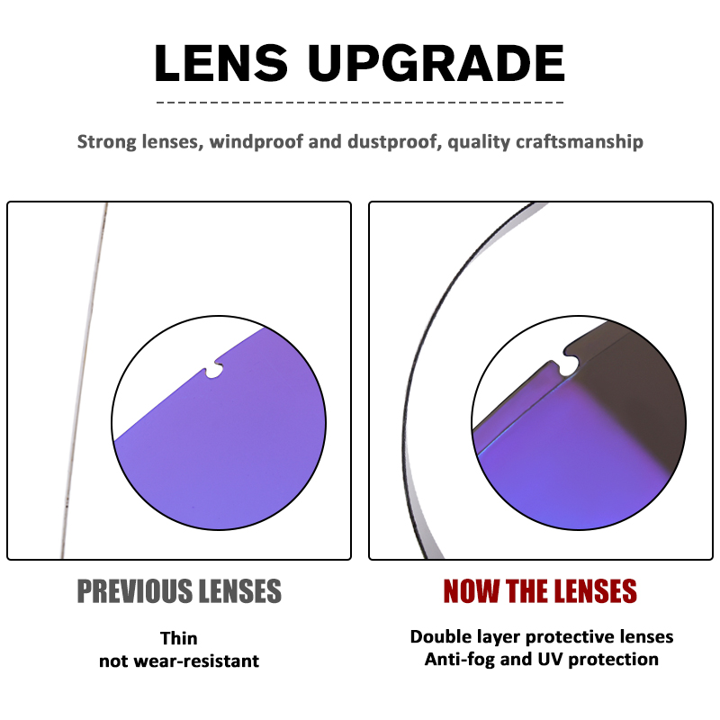 Bicycle Goggles Leather Windsh - Snow Goggle Uv บทวิจารณ์และราคา