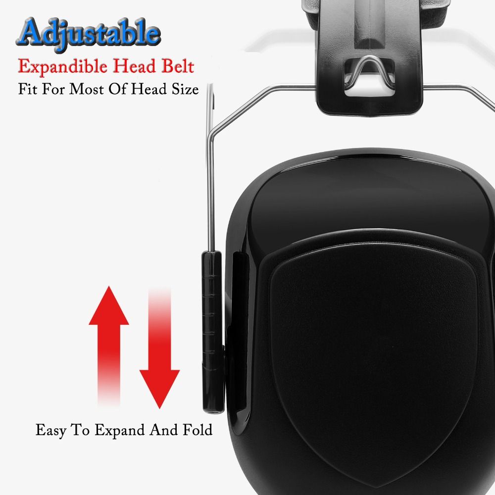 SNR-34dB Adjustable Head Earmu - Ear Muff Foldable บทวิจารณ์และราคา