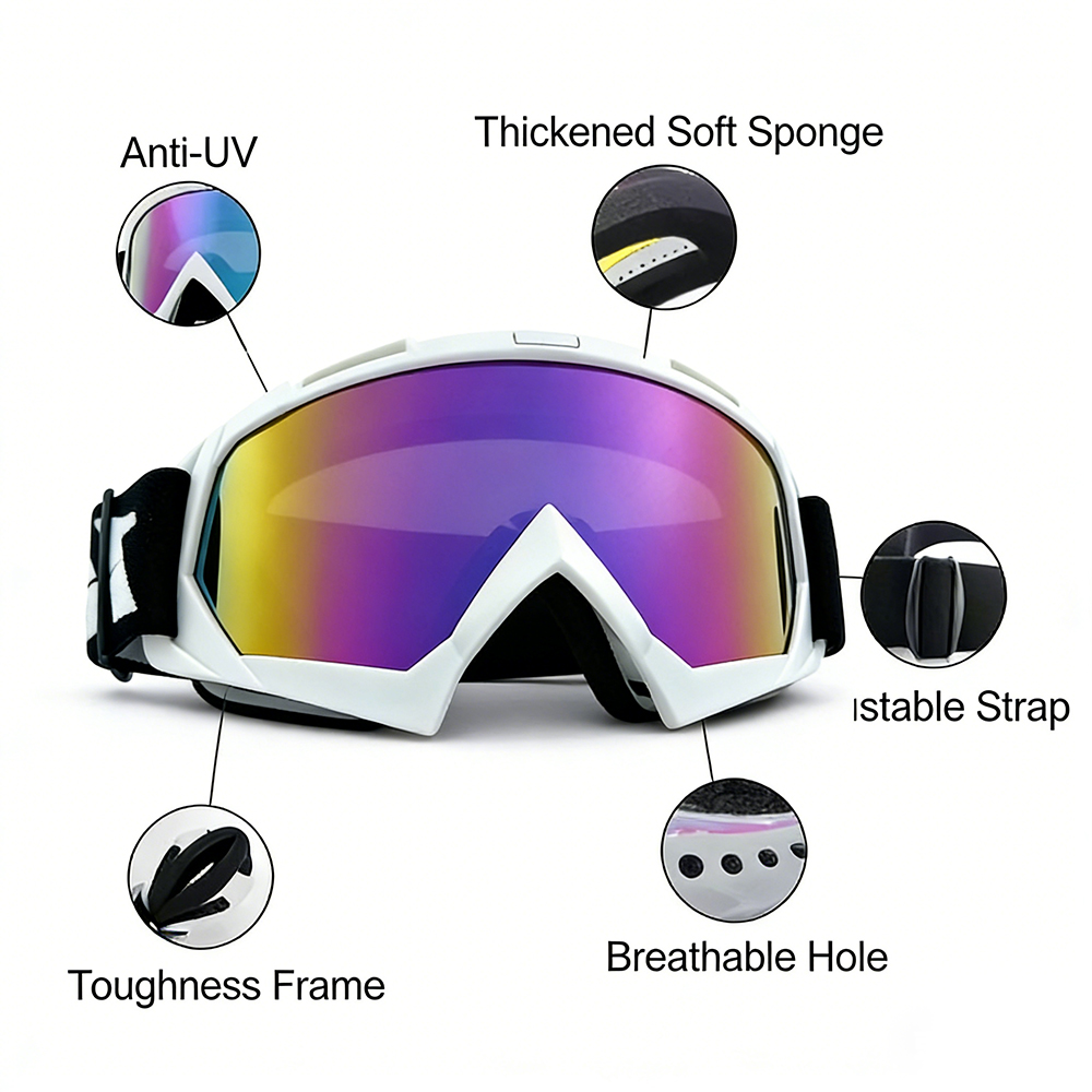 Ski Snowboard Goggles Anti-Fog - Snow Goggle Uv บทวิจารณ์และราคา
