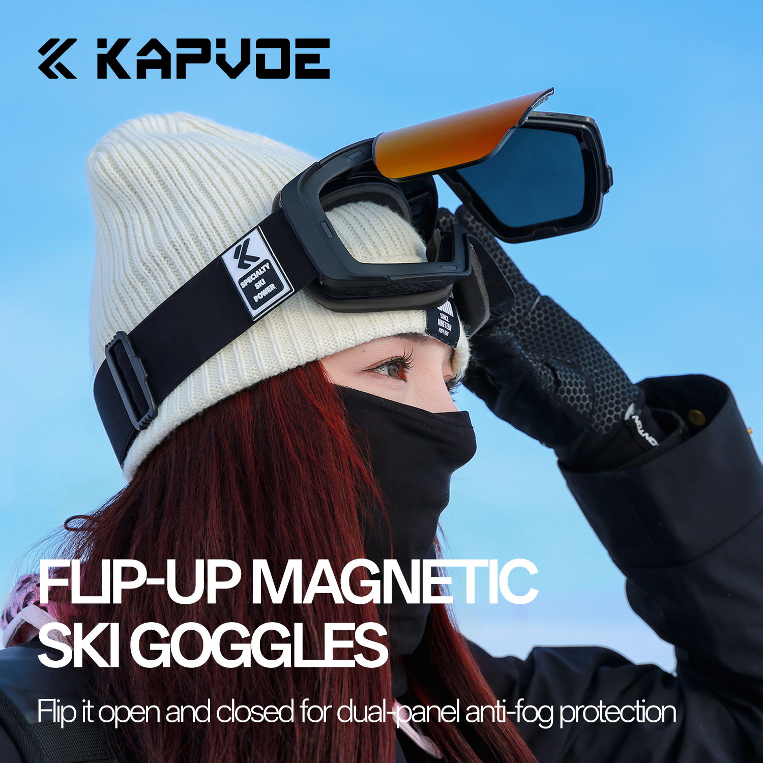 Kapvoe Outdoor Photochromic Sn - Snow Goggle Uv บทวิจารณ์และราคา