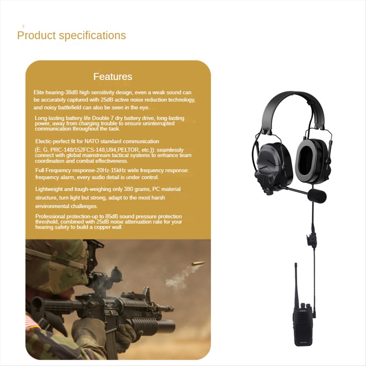 A64I  Headset with Microphone  - Ear Muff Foldable บทวิจารณ์และราคา
