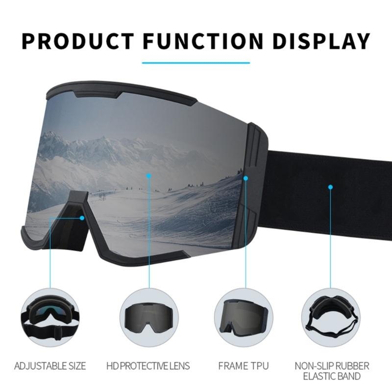 Anti-Scratch Over Glasses Snow - Snow Goggle Uv บทวิจารณ์และราคา