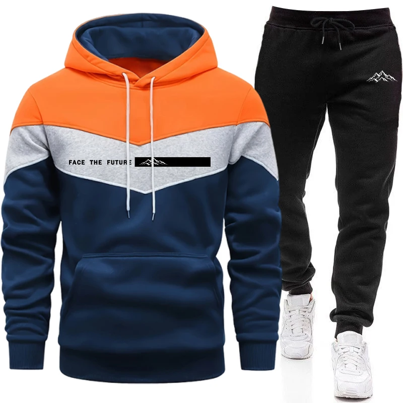 New Men's Tracksuit Fall Winte - Winter Clothing Fashion บทวิจารณ์และราคา