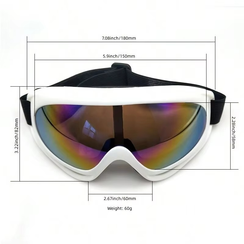 1pc Large Frame Polarized Ski  - Snow Goggle Uv บทวิจารณ์และราคา