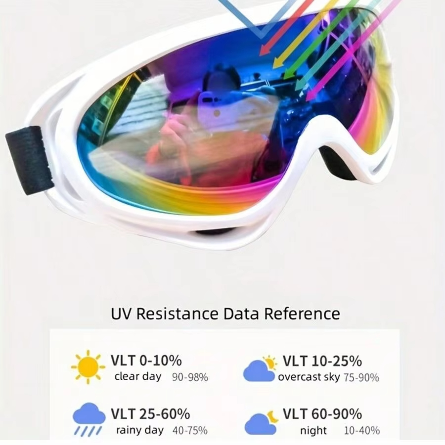 1pc Large Frame Polarized Ski  - Snow Goggle Uv บทวิจารณ์และราคา