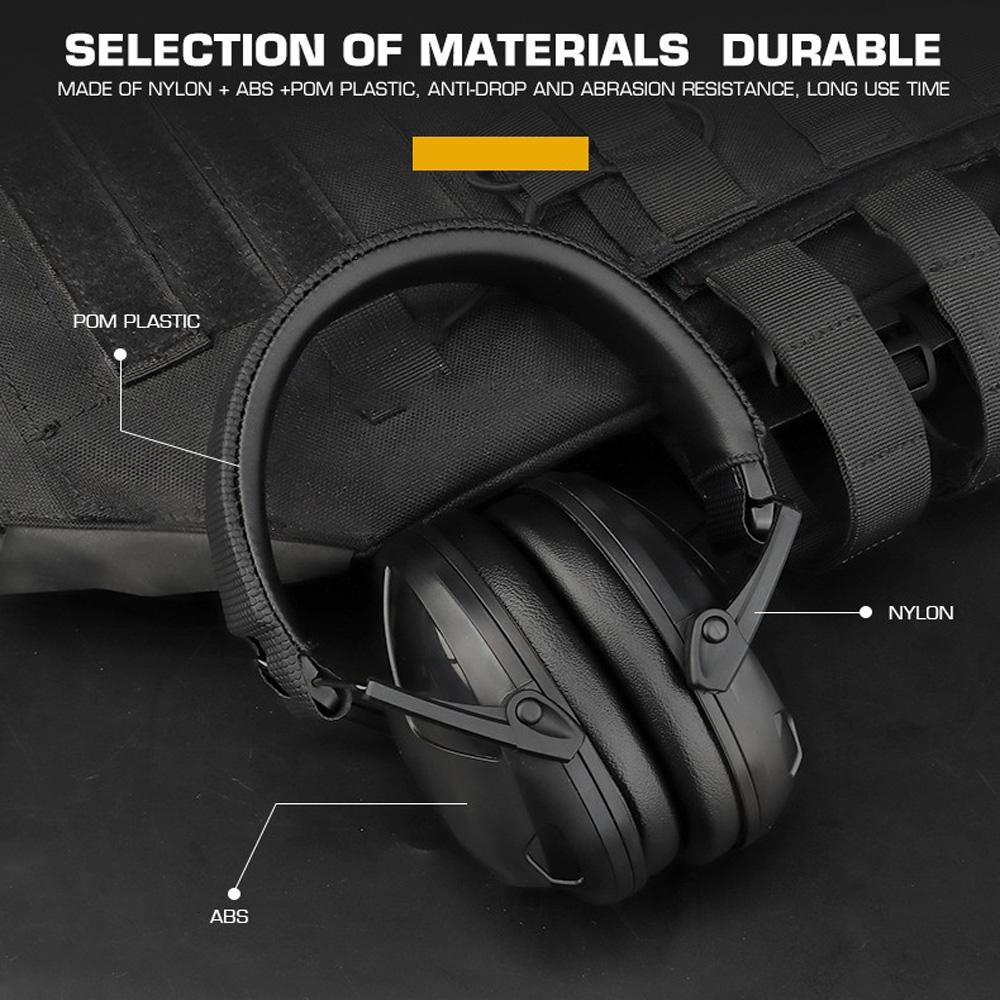 IPSC Shooting Noise Cancelling - Ear Muff Foldable บทวิจารณ์และราคา