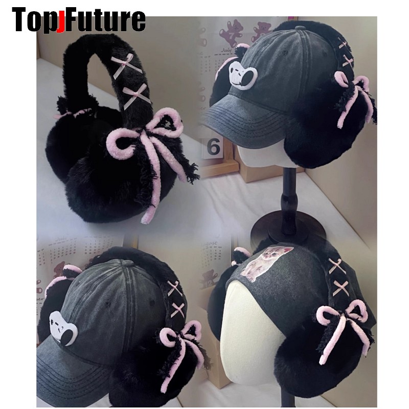 Harajuku Y2k Cute Sweet Lolita - Ear Muff Foldable บทวิจารณ์และราคา