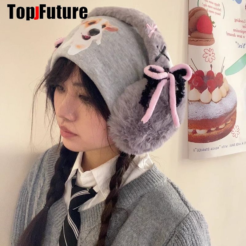 Harajuku Y2k Cute Sweet Lolita - Ear Muff Foldable บทวิจารณ์และราคา