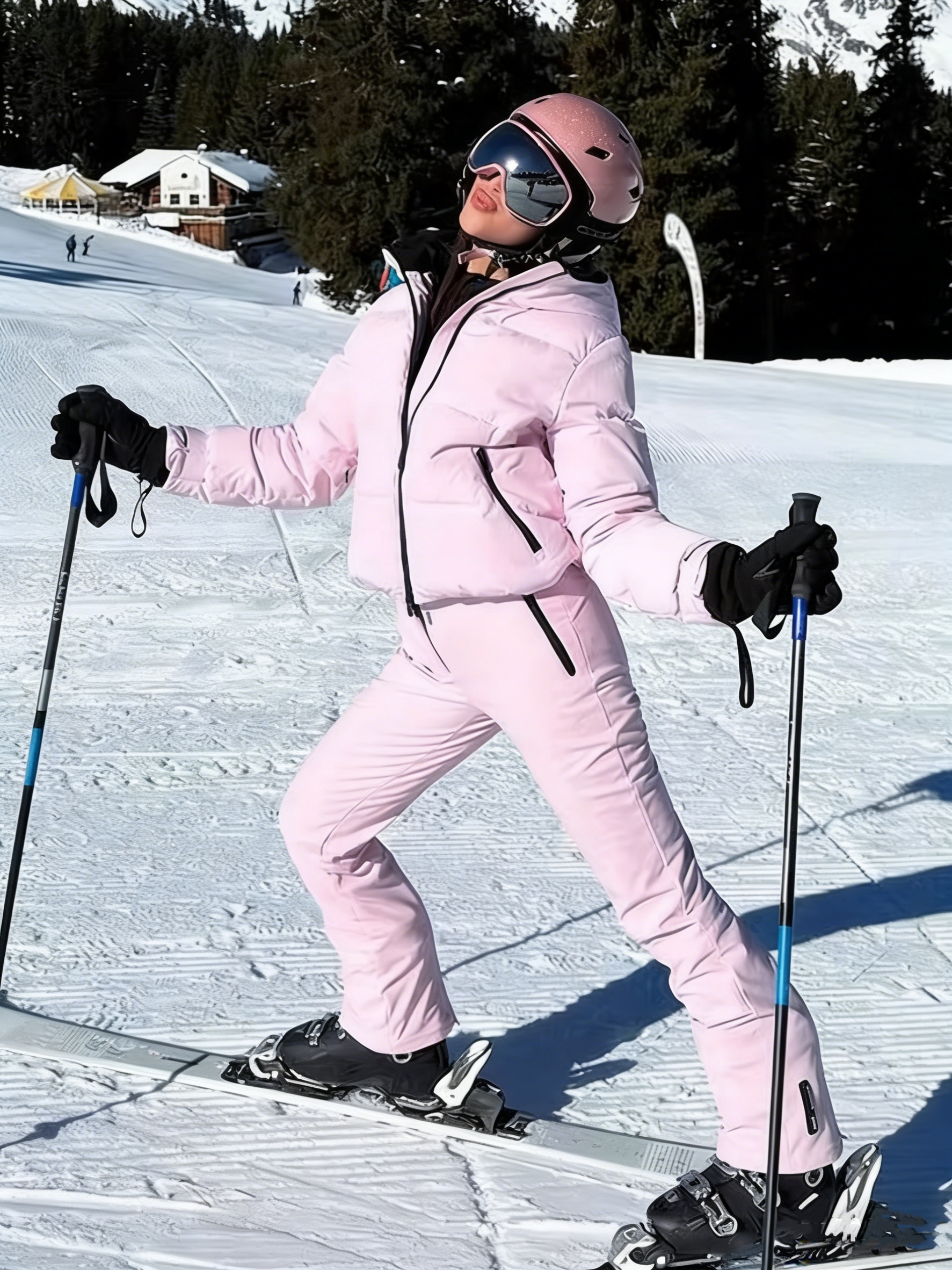 Winter Pink Thicken Warm Women - Winter Clothing Gear บทวิจารณ์และราคา