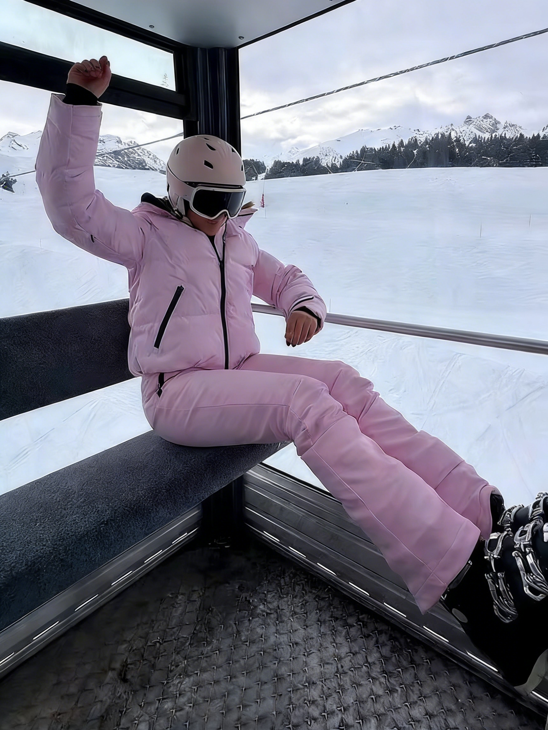 Winter Pink Thicken Warm Women - Winter Clothing Gear บทวิจารณ์และราคา