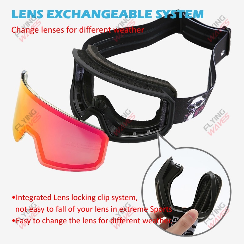 Full Ski Goggles Adults Snow G - Snow Goggle Uv บทวิจารณ์และราคา
