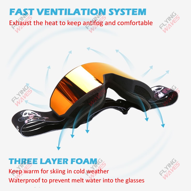 Full Ski Goggles Adults Snow G - Snow Goggle Uv บทวิจารณ์และราคา