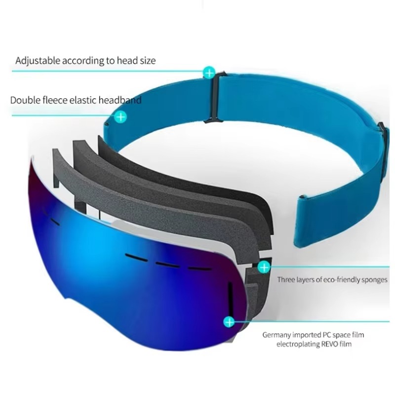 Outdoor Sports Ski Goggles UV  - Snow Goggle Uv บทวิจารณ์และราคา