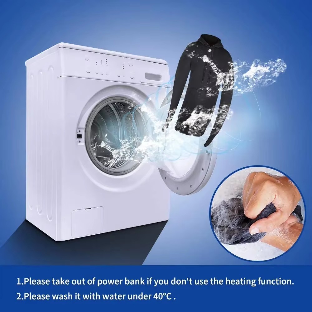 Women USB Heating Hoodies men  - Winter Clothing Gear บทวิจารณ์และราคา