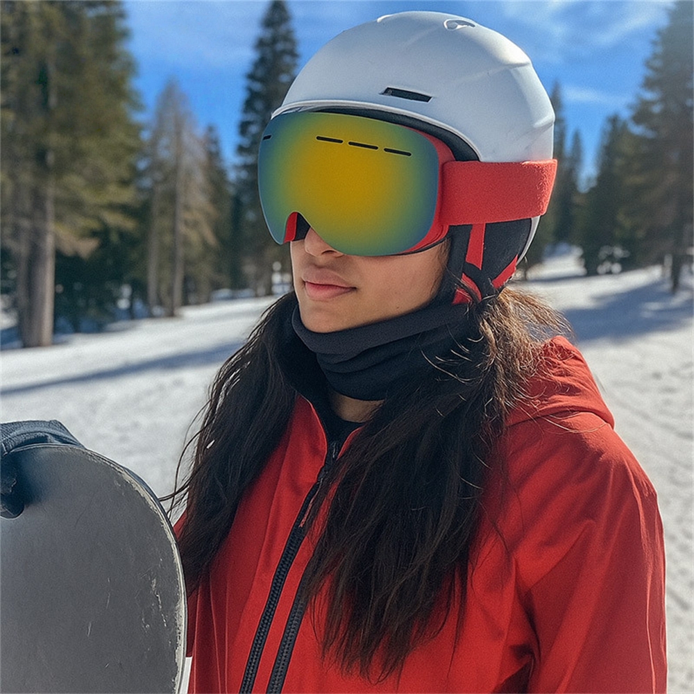 Ski Goggles Double Layers Fram - Snow Goggle Uv บทวิจารณ์และราคา