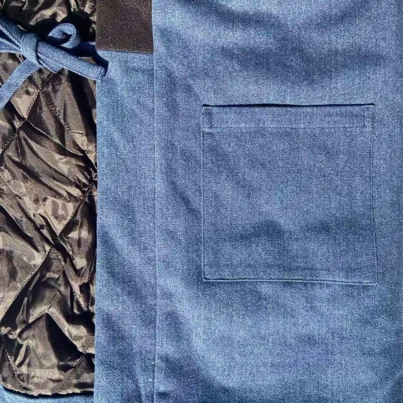 Men Women Denim Hanten Jacket  - Traditional Winter Japanese Clothing บทวิจารณ์และราคา