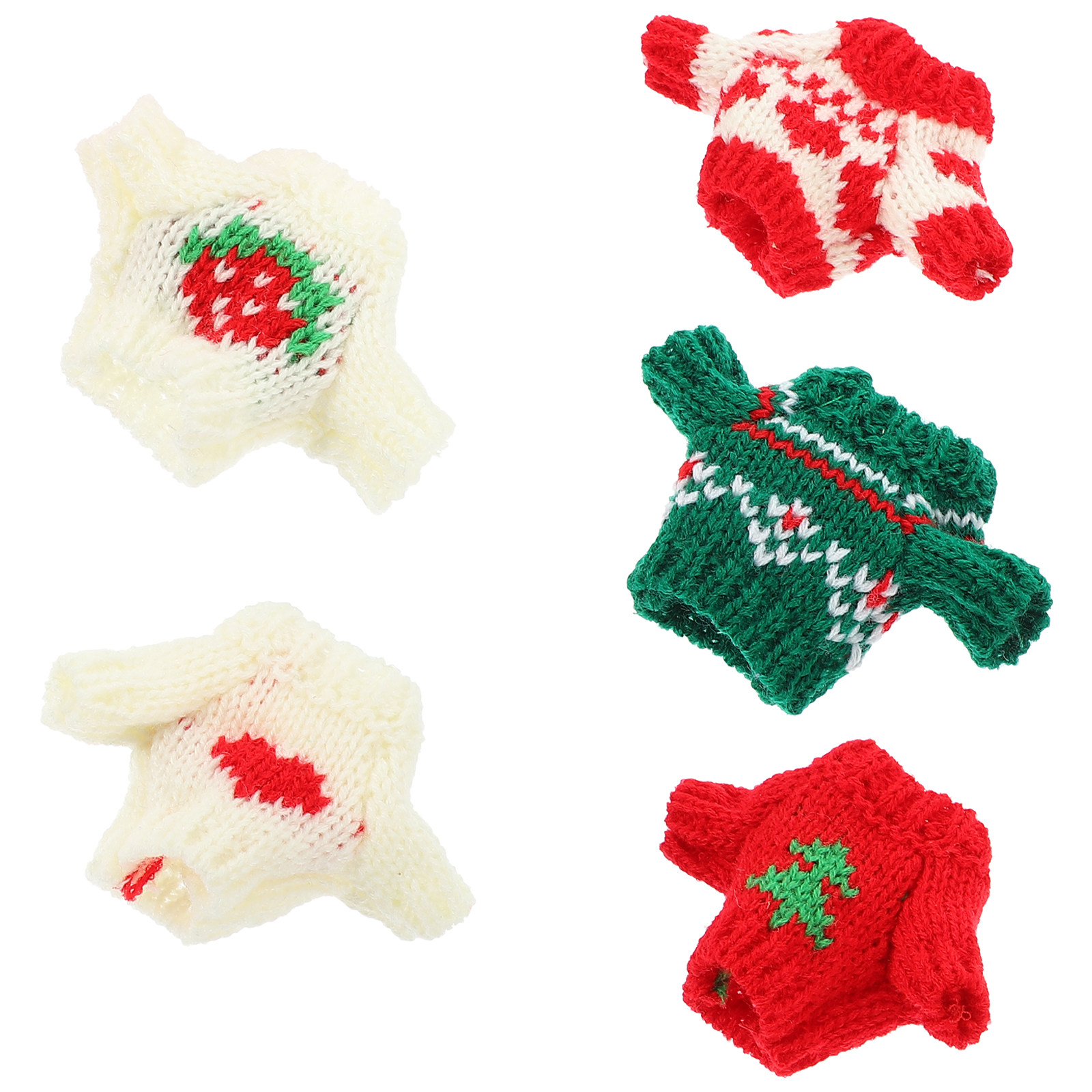 5Pcs Fashion Sweaters Decorati - Winter Clothing Dress Up บทวิจารณ์และราคา