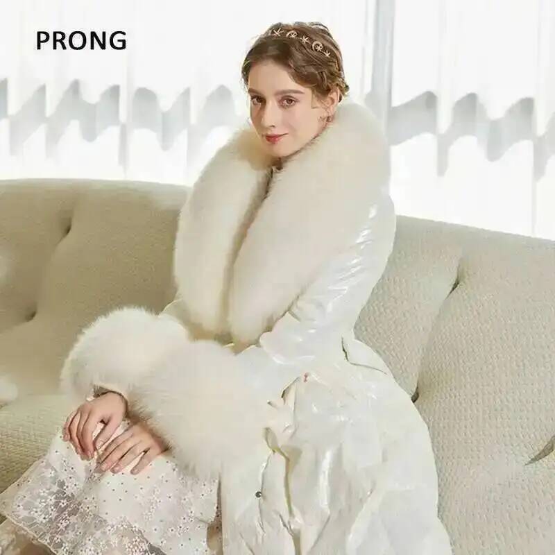 100% Real Fox Fur Collar Winte - Winter Clothing Gear บทวิจารณ์และราคา