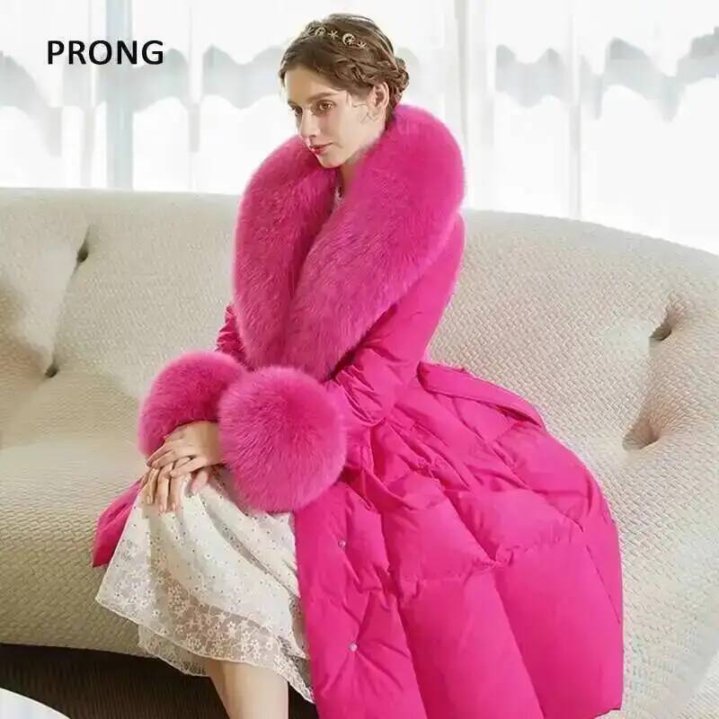 100% Real Fox Fur Collar Winte - Winter Clothing Gear บทวิจารณ์และราคา