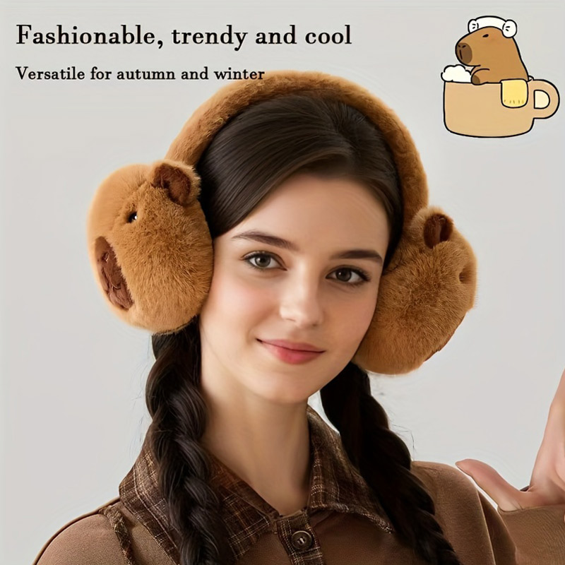 Cute Capibala Earmuffs Cartoon - Ear Muff Foldable บทวิจารณ์และราคา