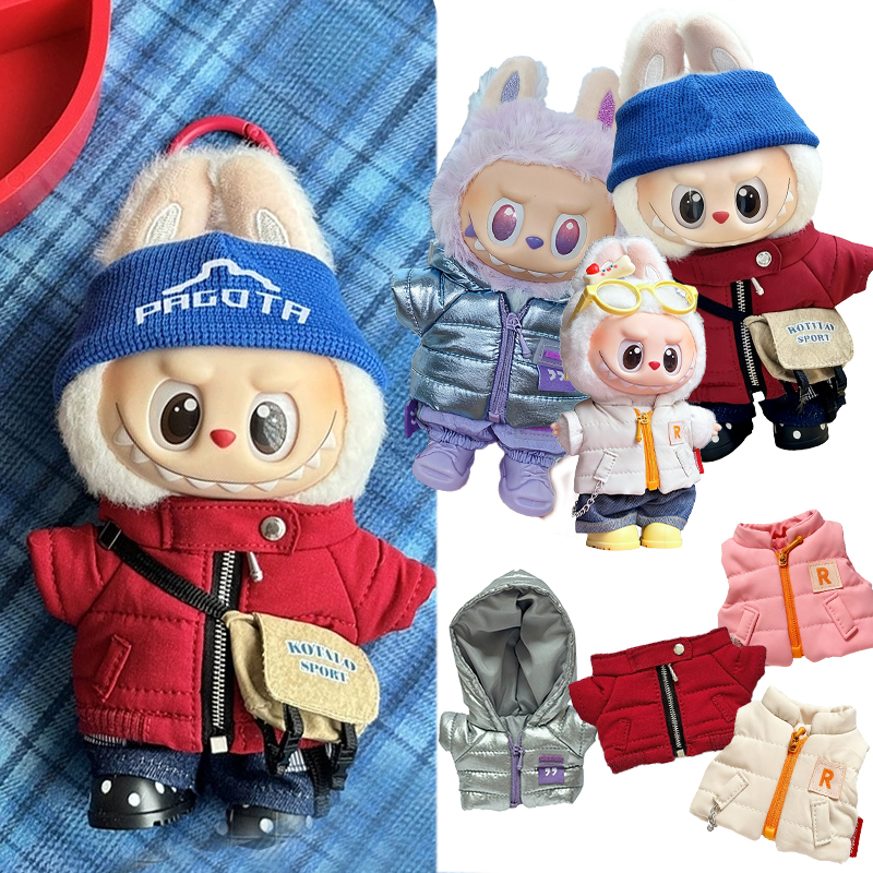 For 15 17cm Labubu Doll Winter - Winter Clothing Fashion บทวิจารณ์และราคา