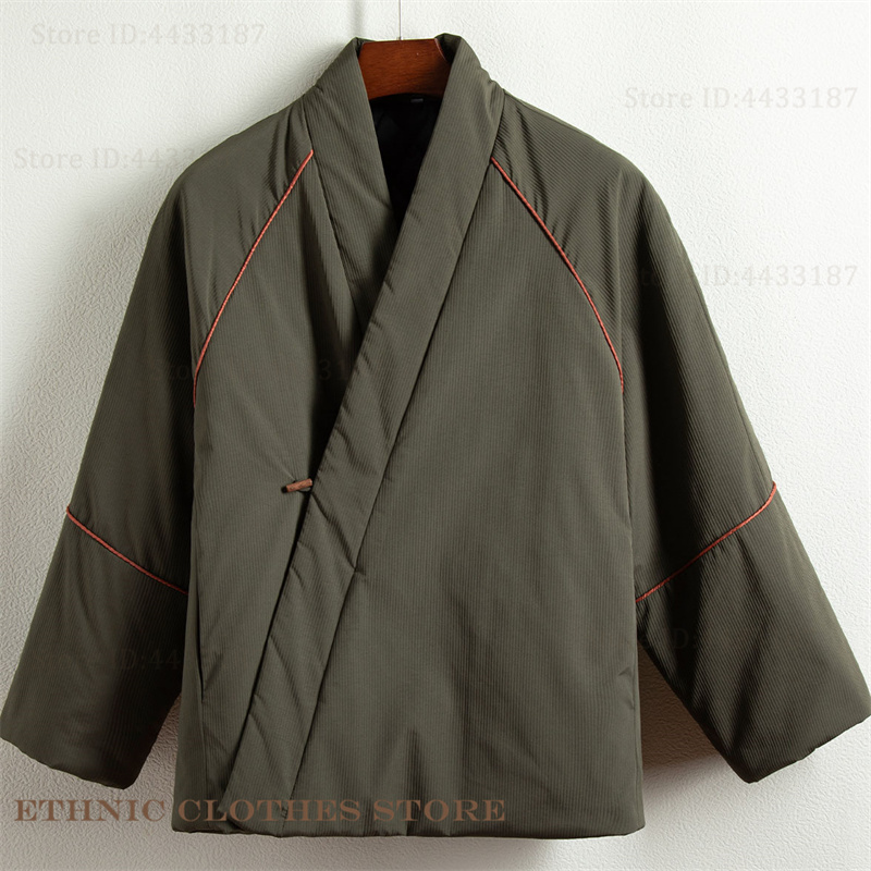 Large Size 3XL 4XL Male Cotton - Traditional Winter Japanese Clothing บทวิจารณ์และราคา